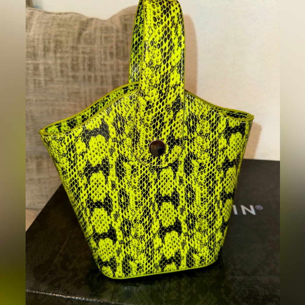 Green Snakeskin Purse